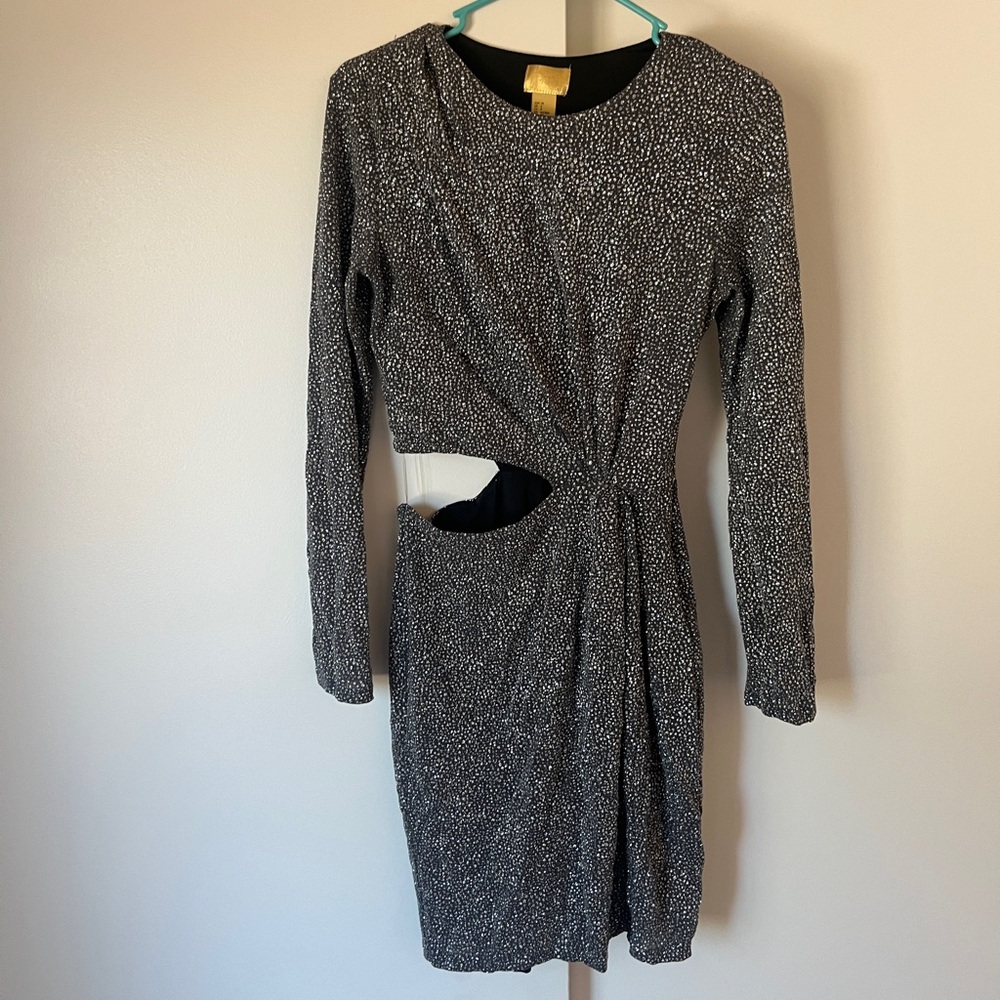 Women’s H&M silver/glitter evening cocktail dress, size 8